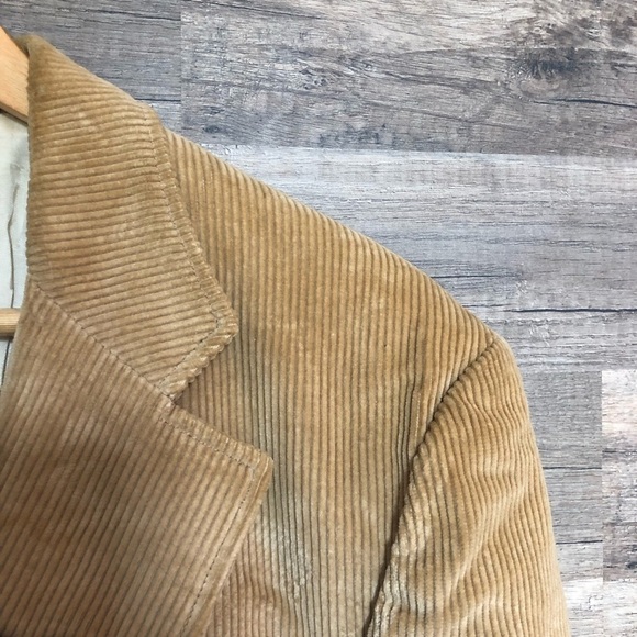 Levi’s Vintage Men’s Tan Corduroy Blazer Sports Coat Large - Picture 2 of 11